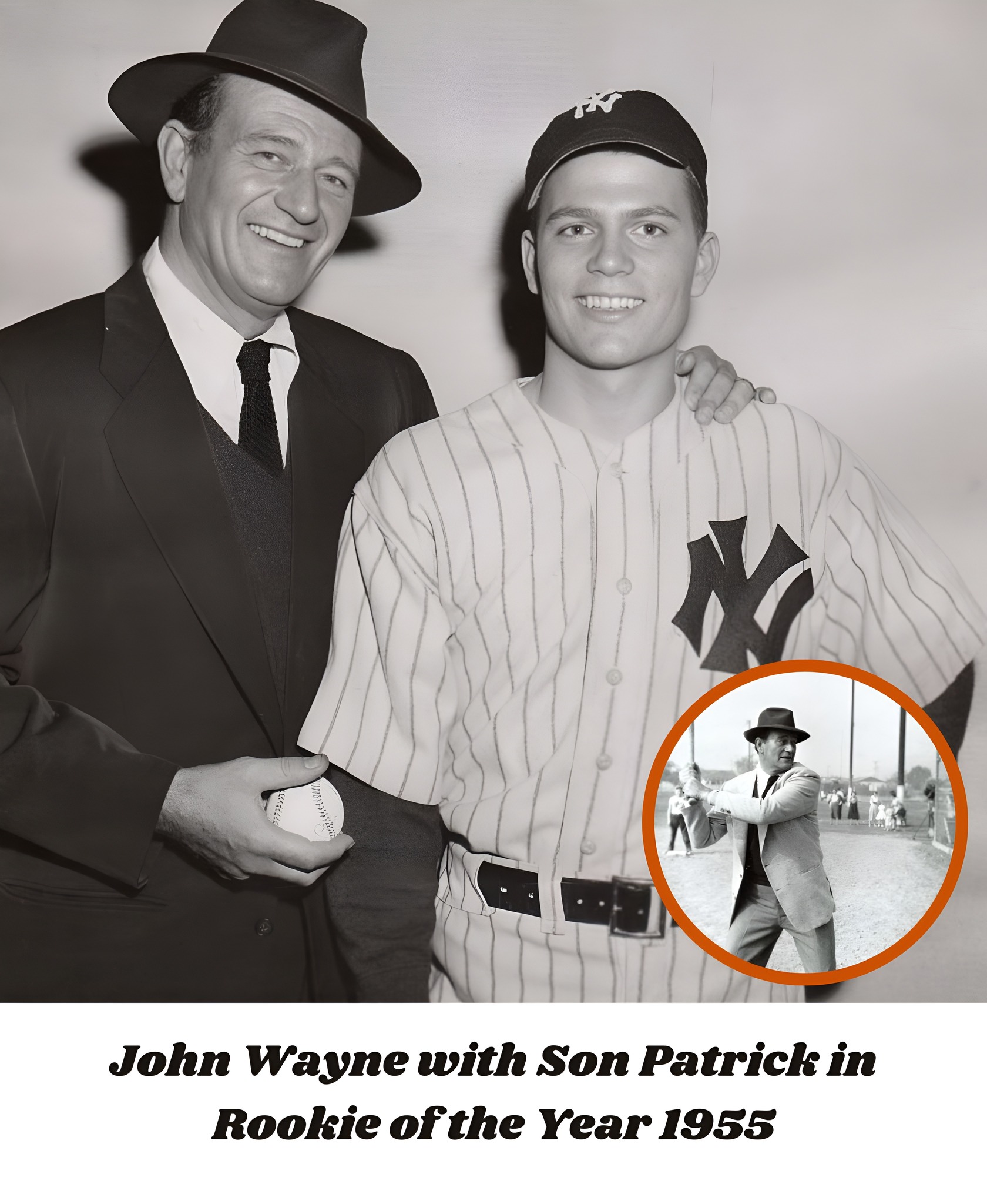 Brit - In 1955, John Wayne and his son Patrick Wayne appeared together ...