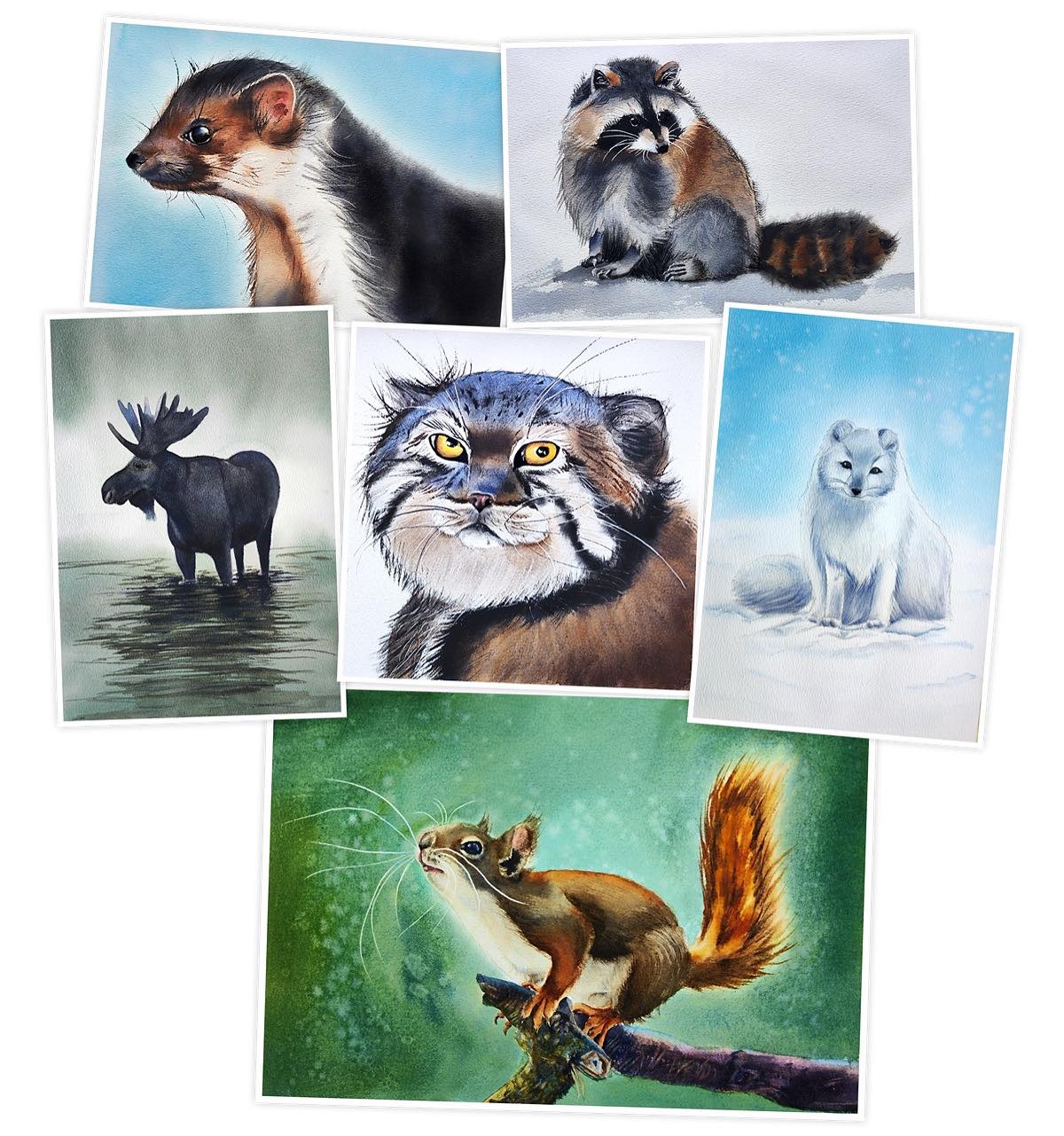 Drawing - [New Free Marathon] Animals with Anna Parshenko! 😍 Get ready ...