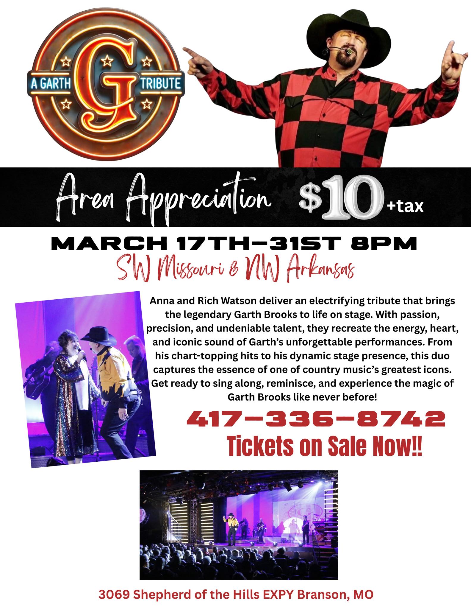 Branson Area Appreciation 2026 Schedule