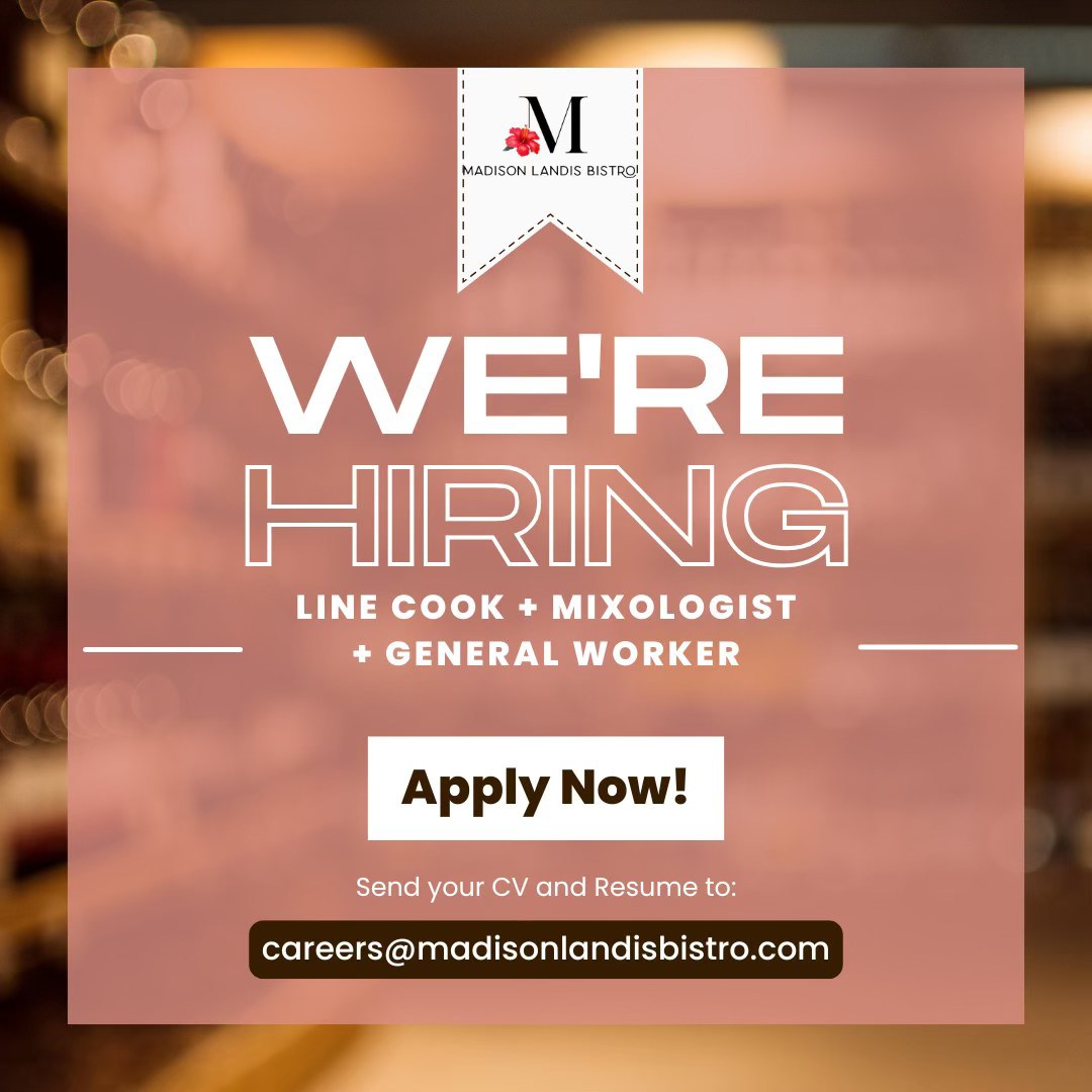 We're Hiring!** We're looking for **Grill Cooks** to join our