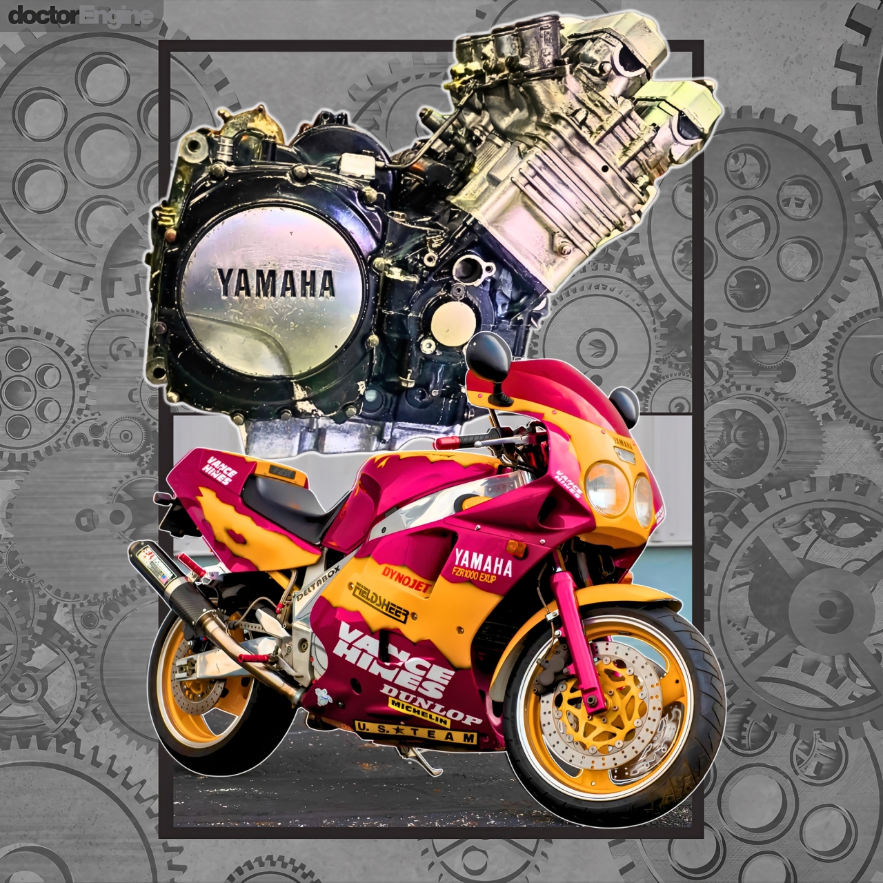 The 1987 Yamaha FZR1000 and 1988 Kawasaki ZX-10 represented the