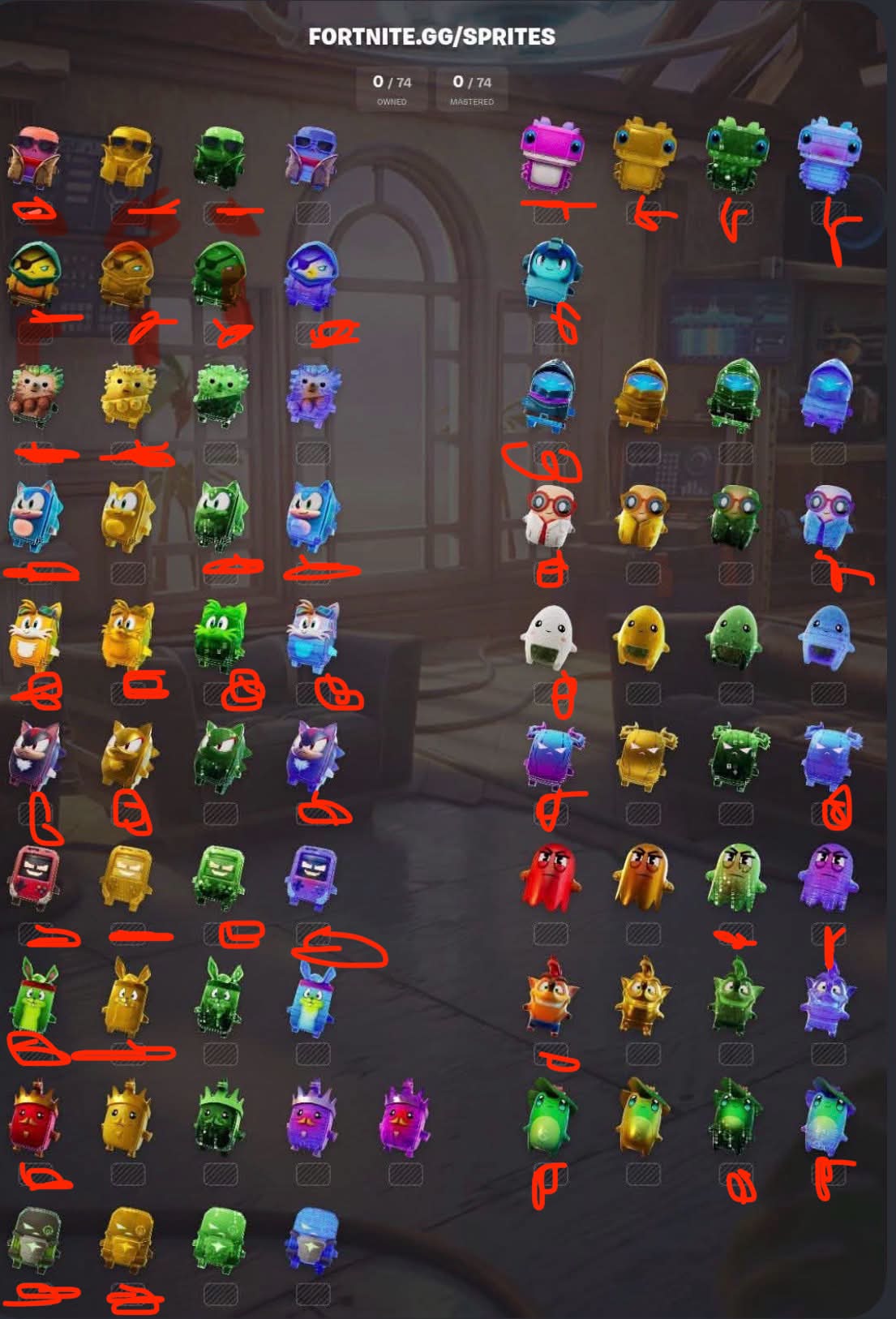 sprite 8宝扉門 デッキパーツまとめ売り Has anyone got these sprites