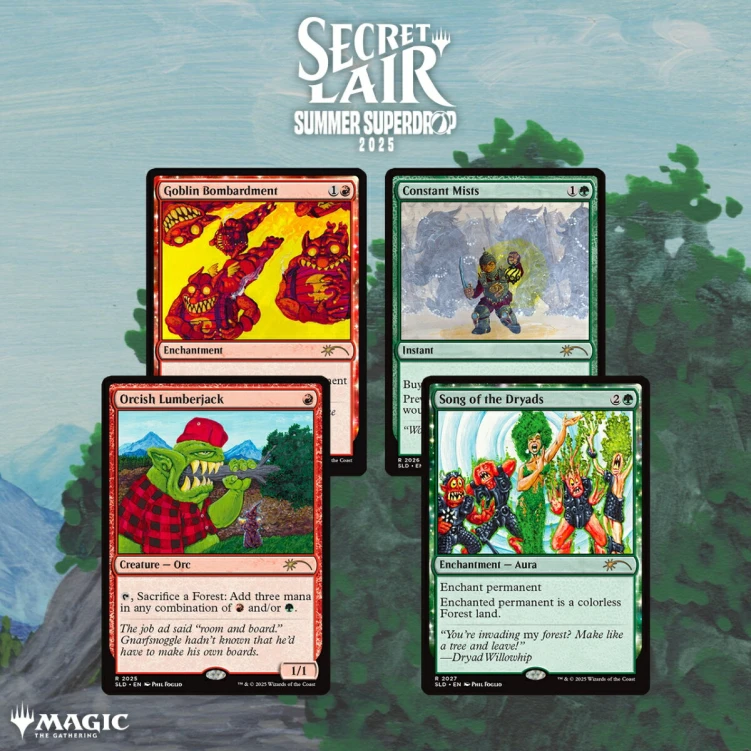 The 3 remaining MTG Secret Lair drops of the Summer Superdrop 2025