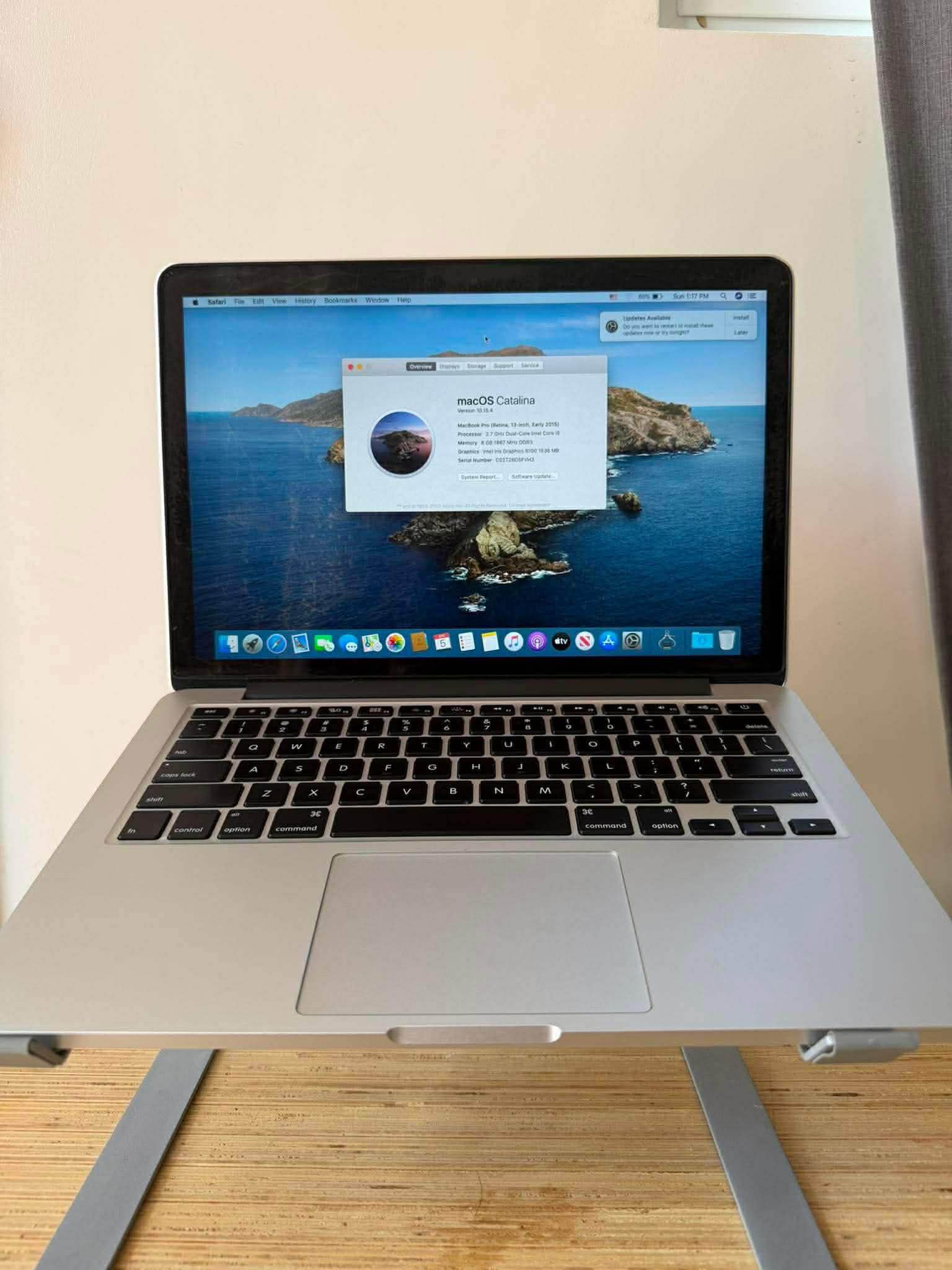 A1502 MACBOOK PRO RETINA Early 2015 (13inch) 8GB-128 SSD No issue