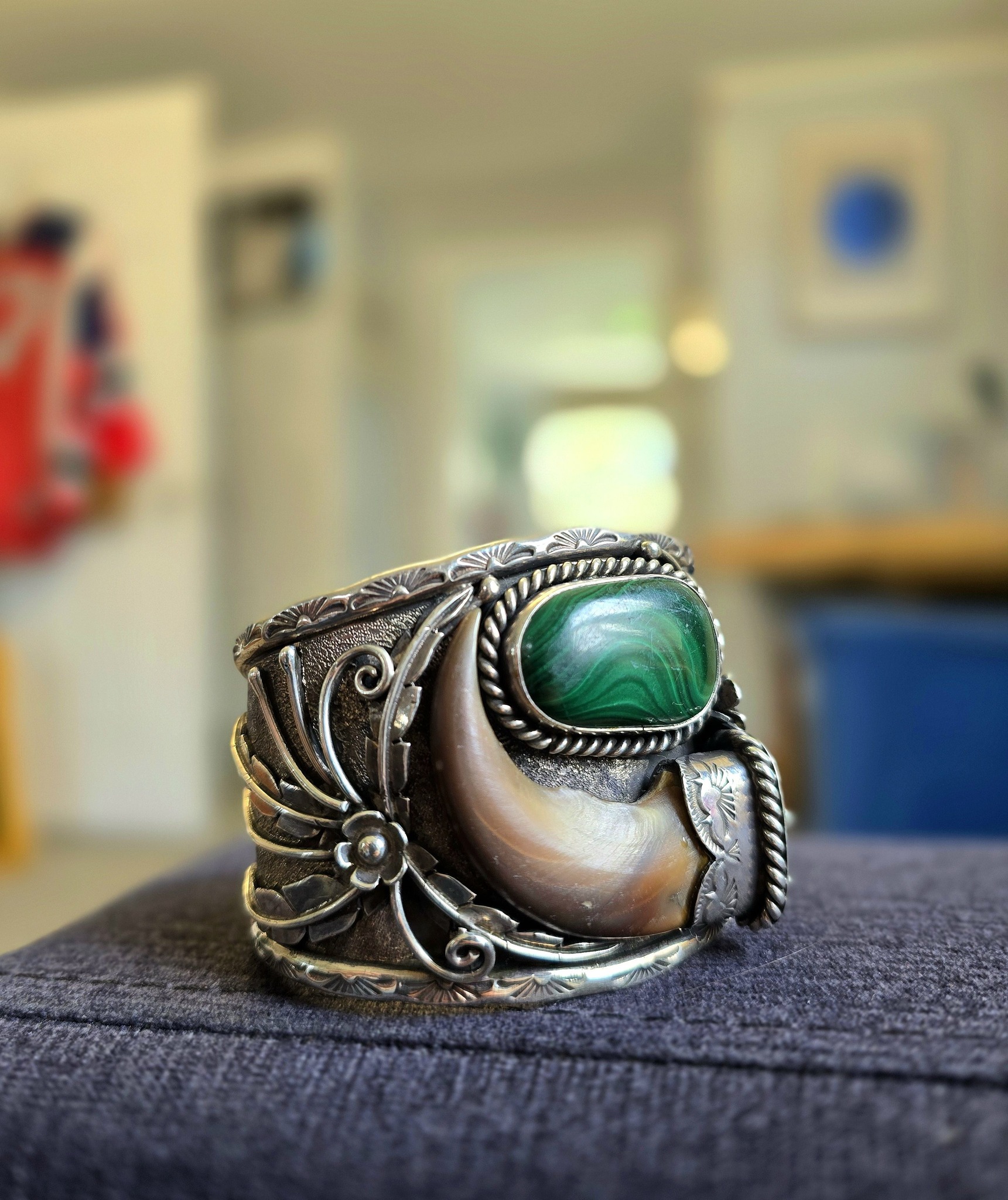 Navajo art pieces and turquoise jewelry highlights