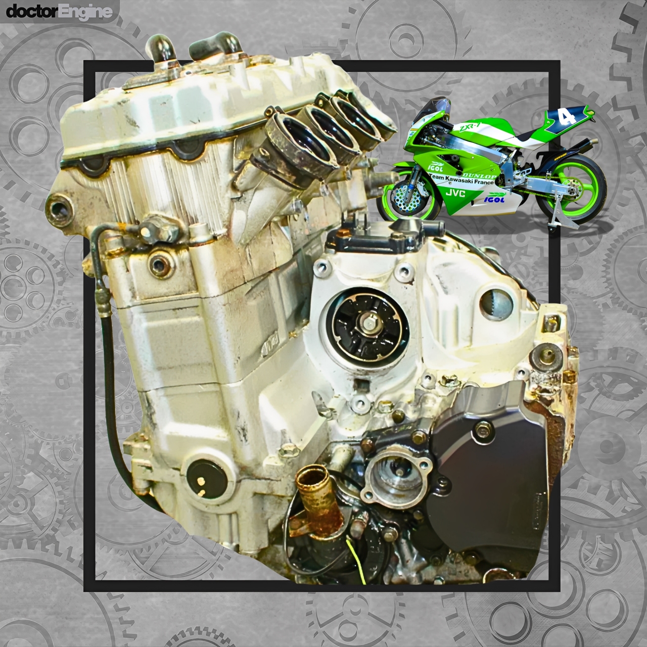 Kawasaki Ninja ZX-7R 1998 engine: old-school superbike power