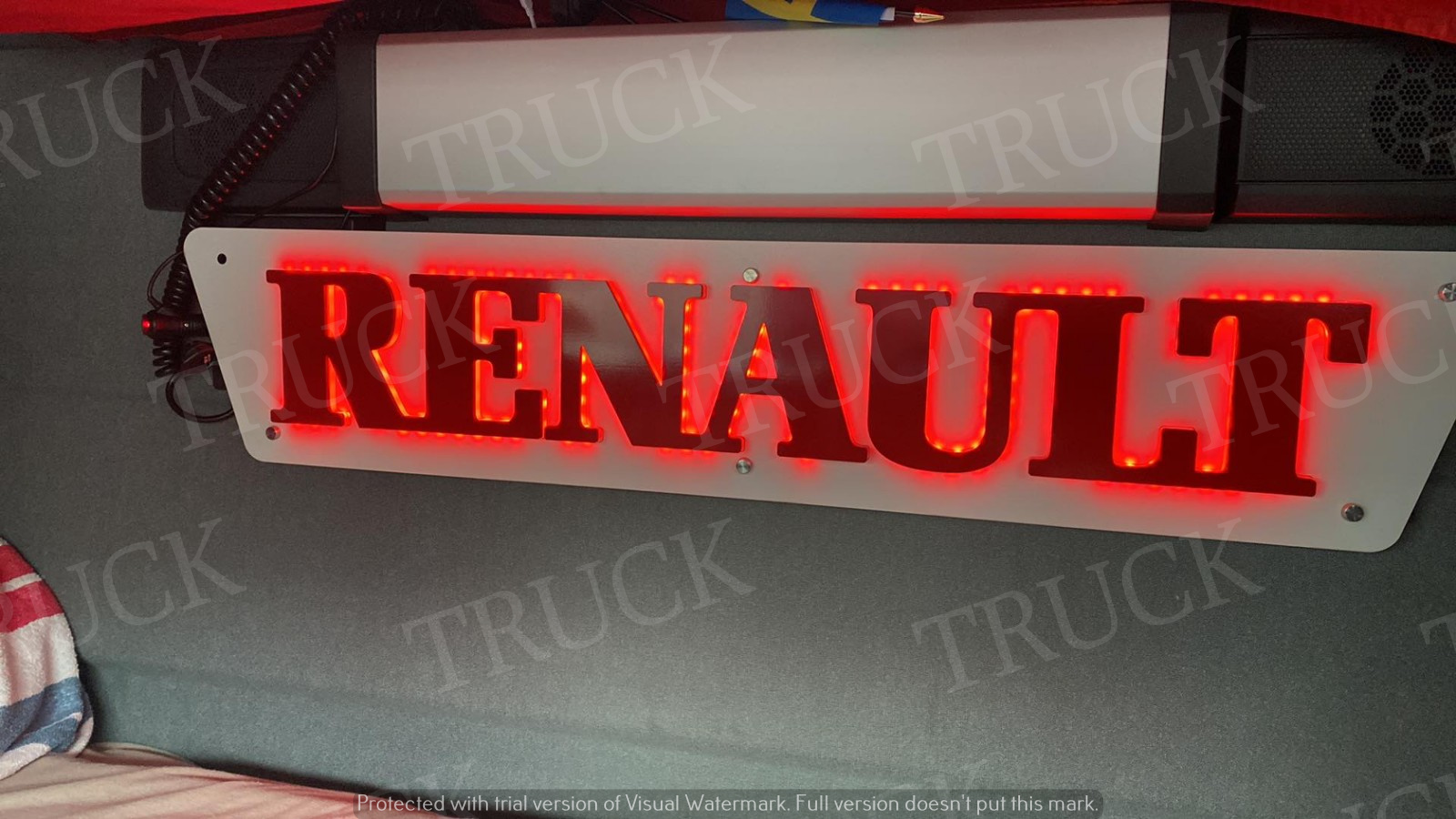12V Cabin LED Red Neon Light For Truck Plate Sign – Illuminating Interior Lorry