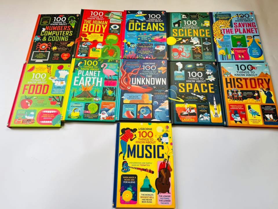 Usborne 100 things to know about series for kids