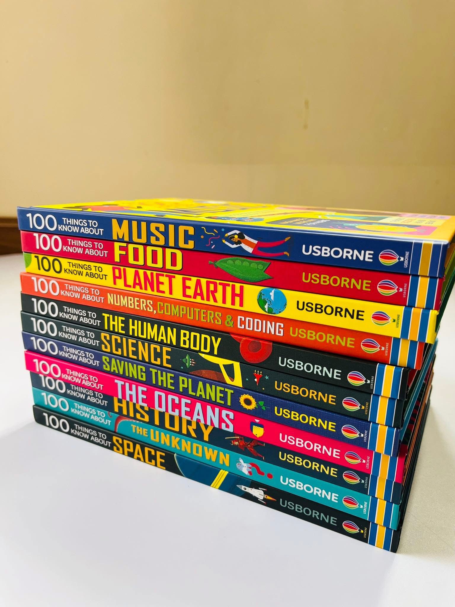 Usborne 100 things to know about series for kids