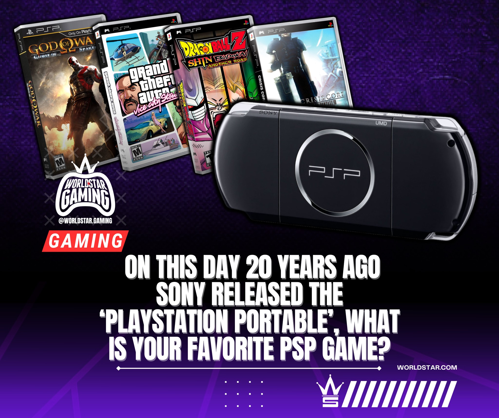 On March 24, 2005 the Sony Playstation Portable (PSP) handheld 