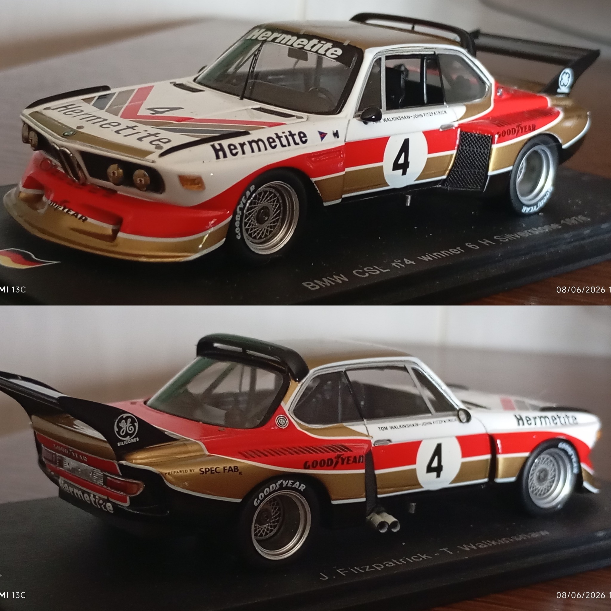 1976 Silverstone 6hrs BMW 3.0 CSL