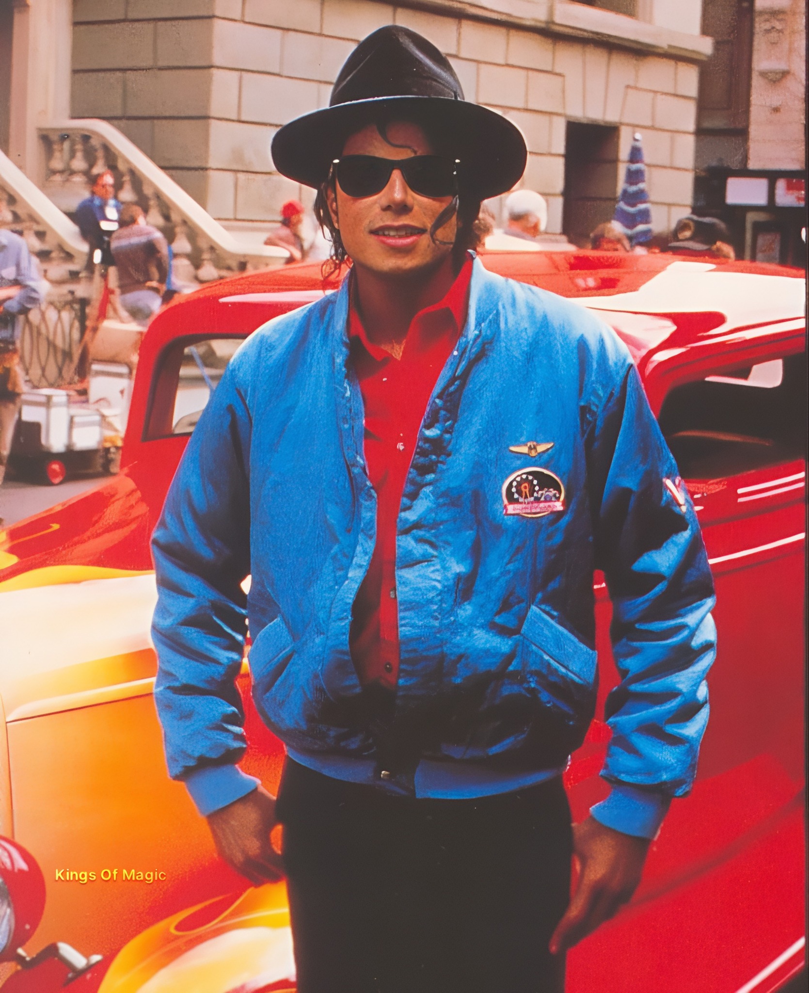 ? | Michael Jackson on the set of 