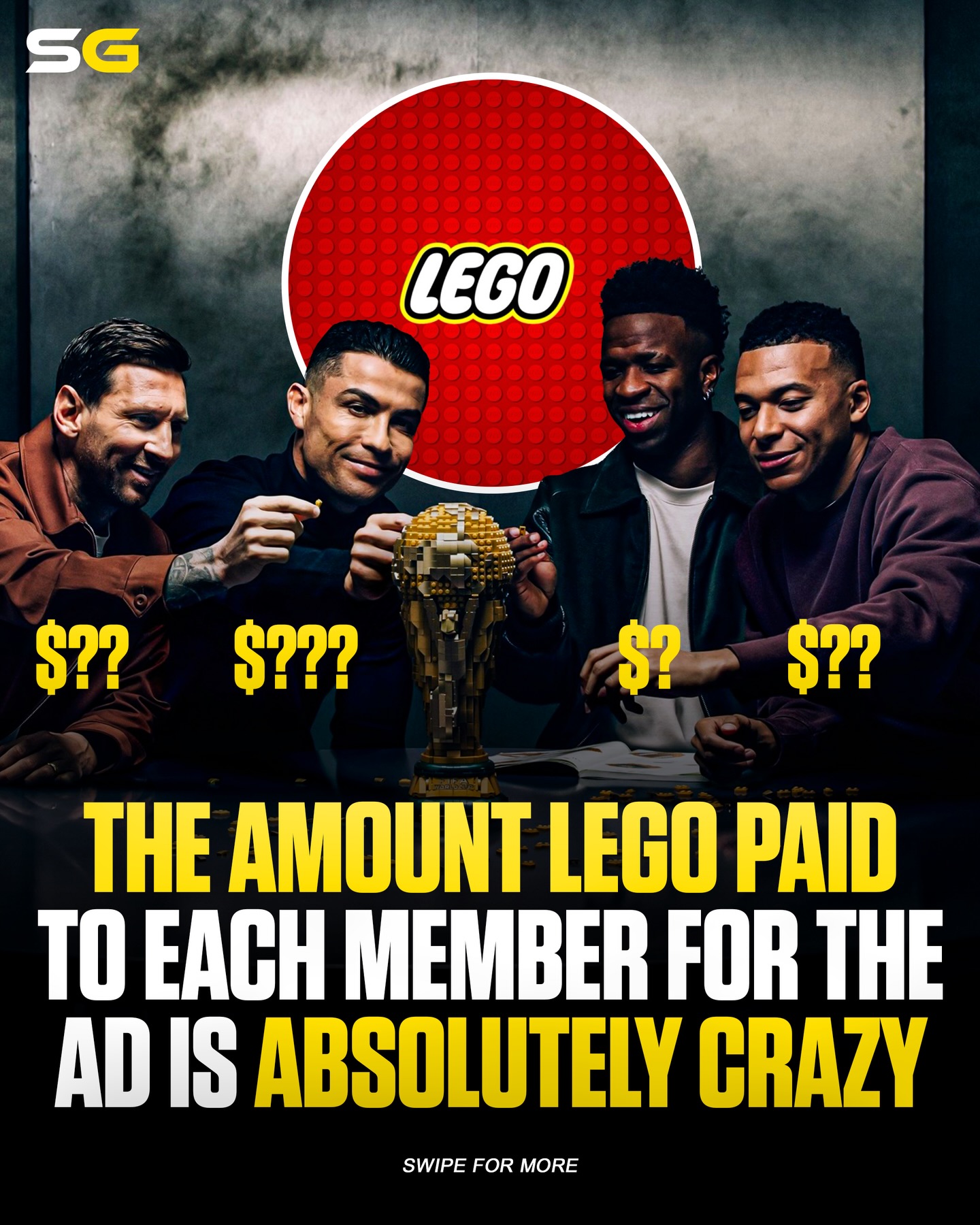 LEGO went all out for this campaign, dropping huge money on
