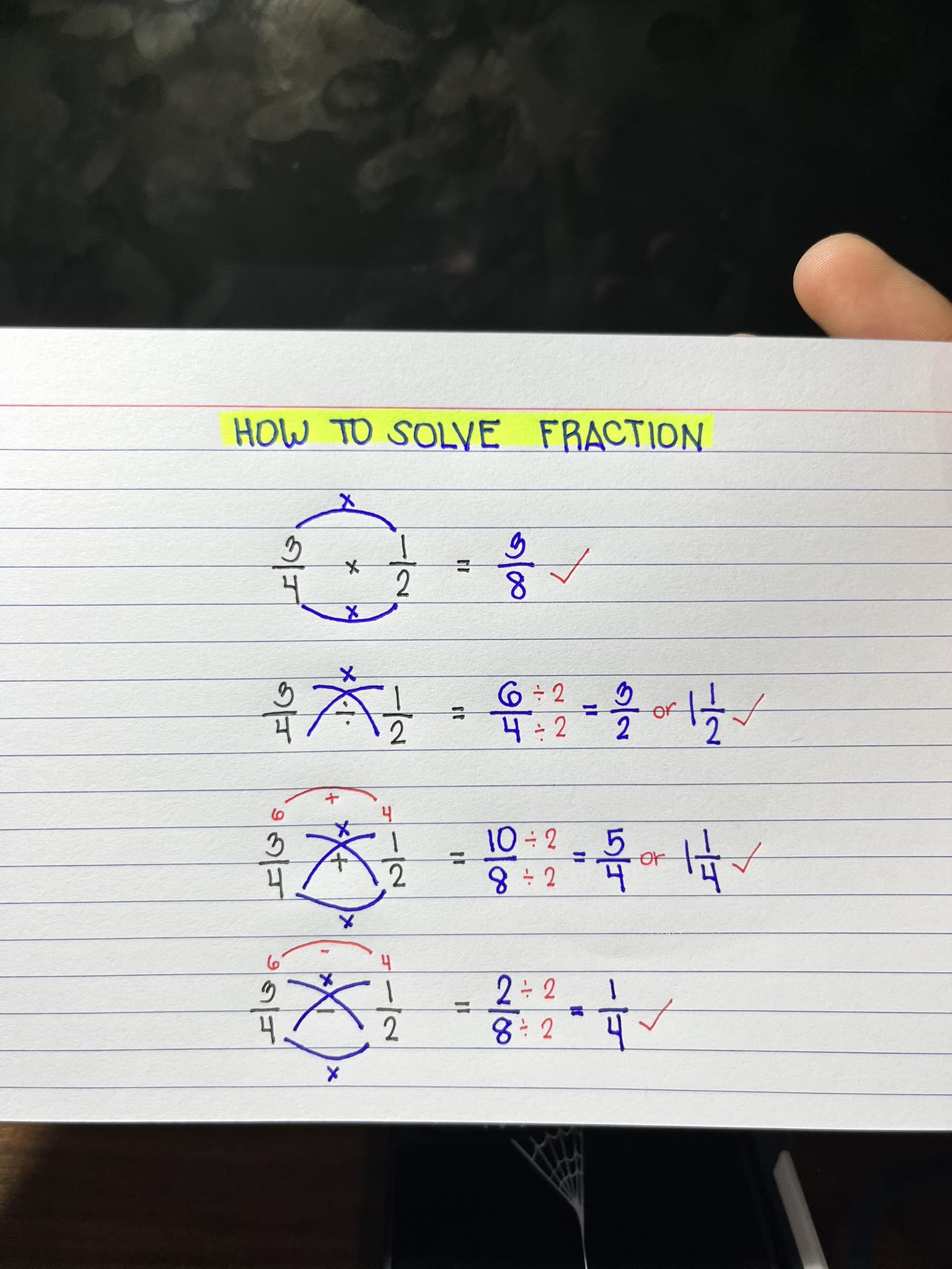 KnowLedge - How to solve Fraction😎🤝 | Facebook