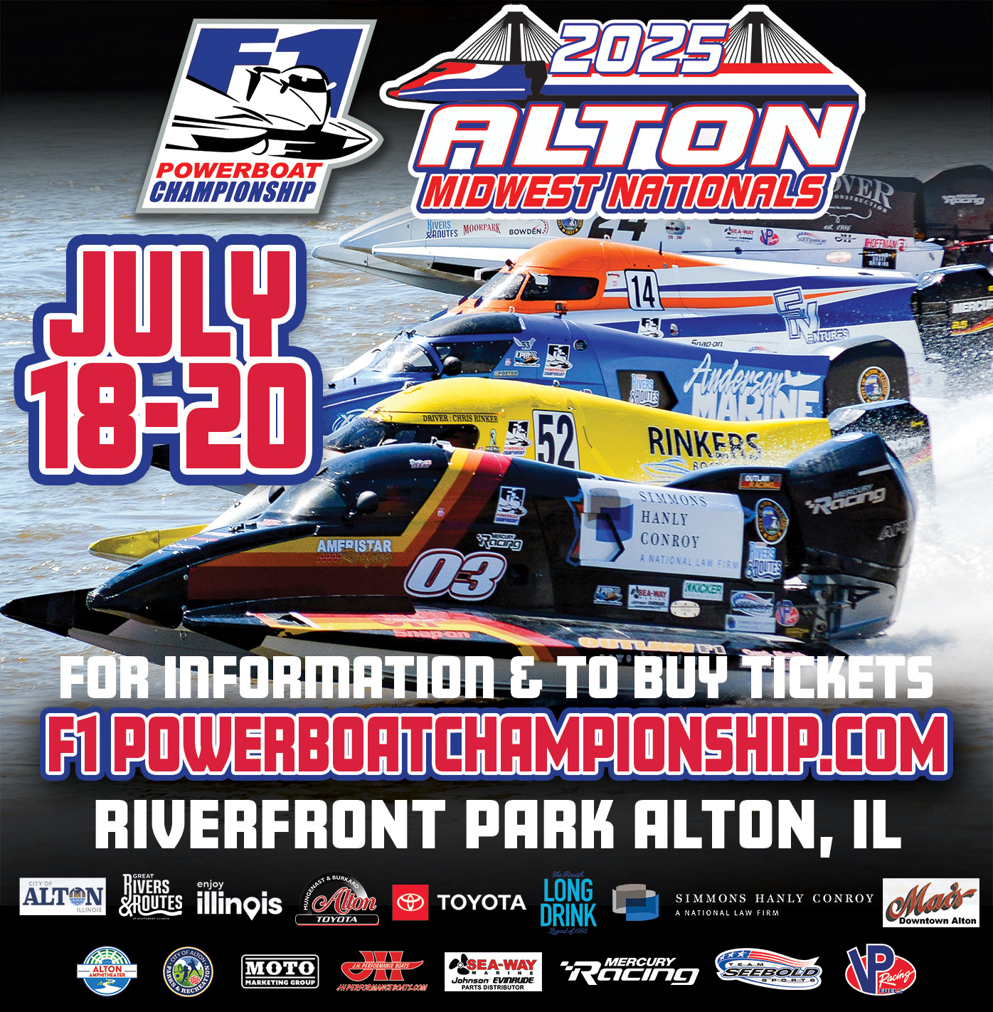 F1 - F1 Powerboat Racing is coming back to Alton, IL JULY 18-20th ...