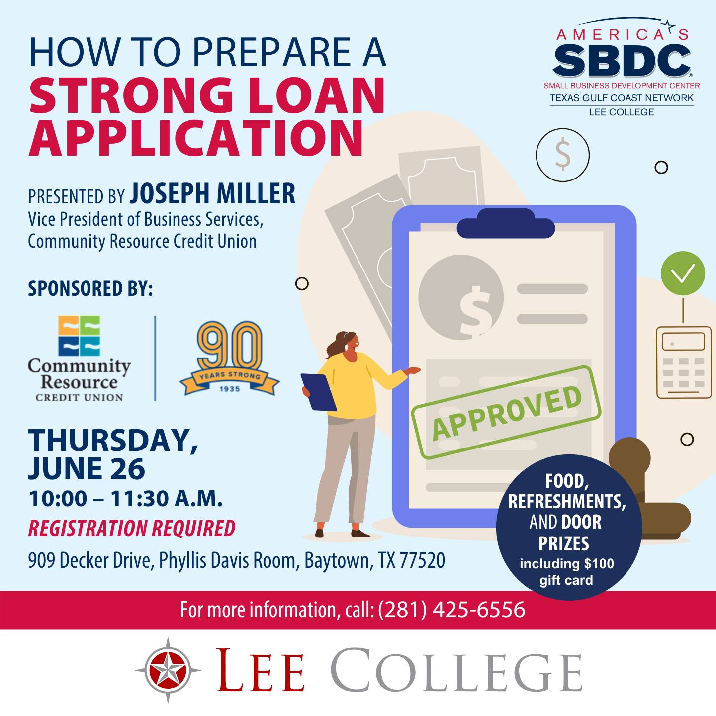 Lee... - Lee College Small Business Development Center