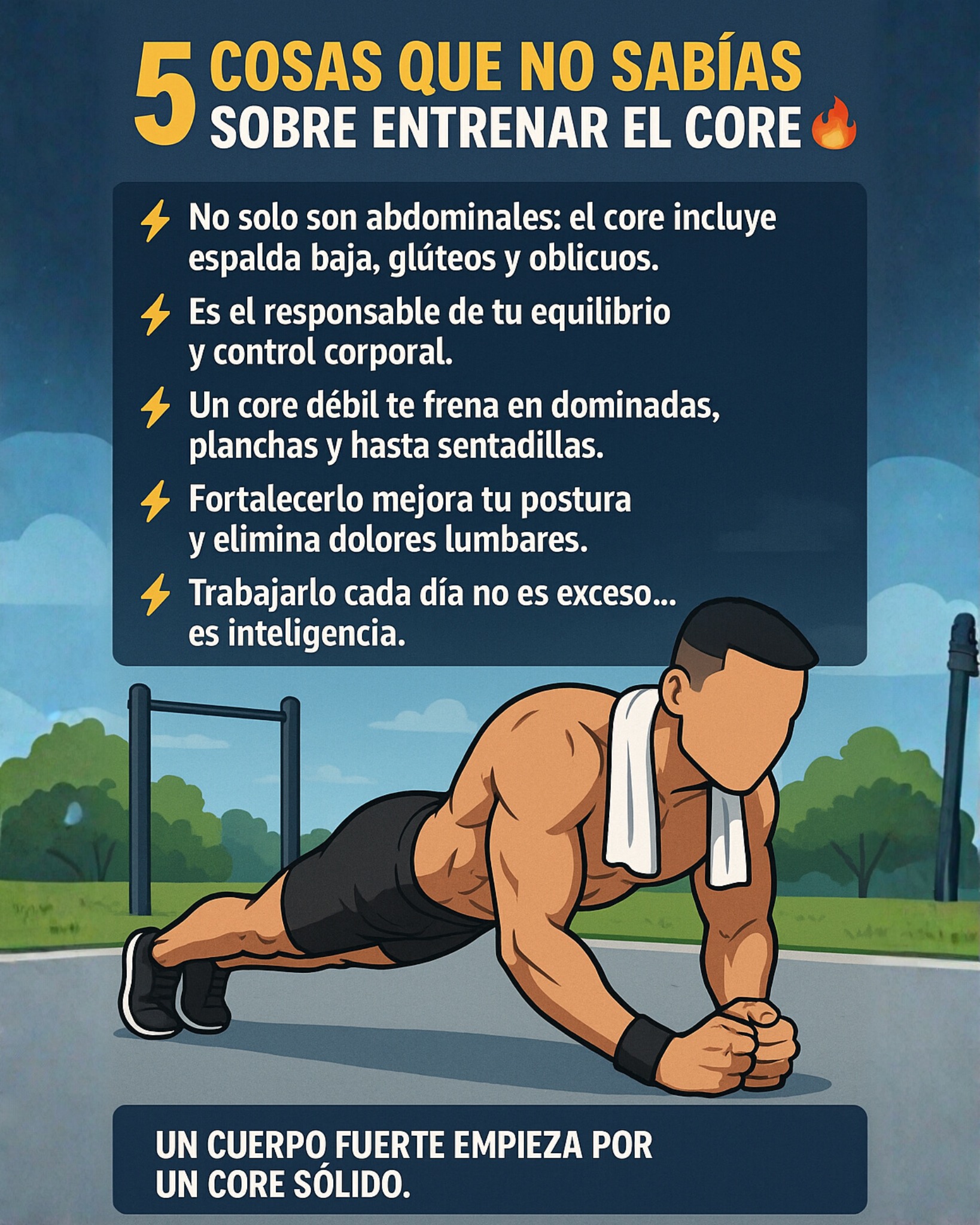Muchos piensan que el core es... - Calistenia Profesional | Facebook