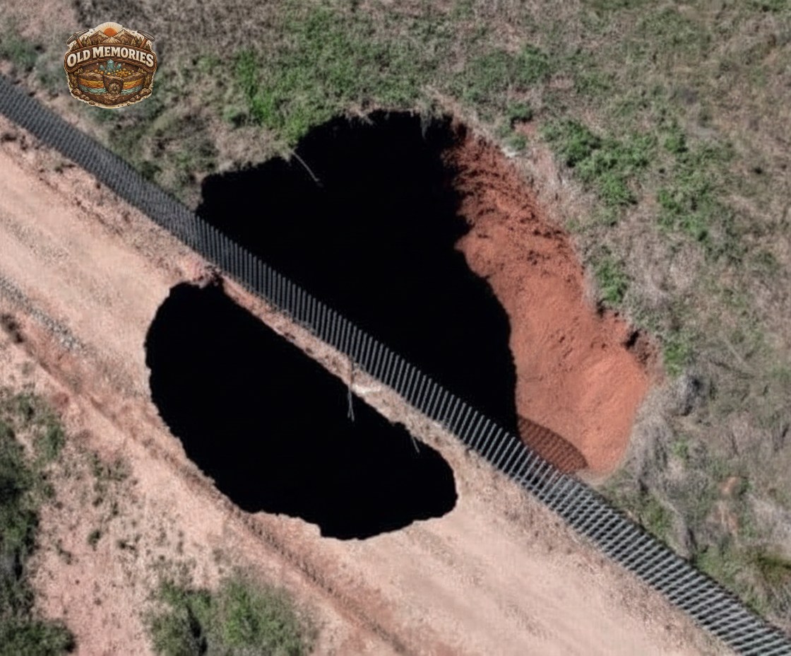 The sinkhole is 630ft deep, 1,000ft long and 490ft wide. It is one