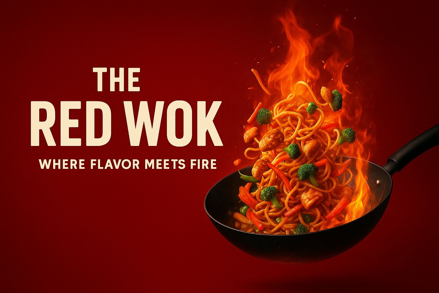 The Red Wok Chinese food