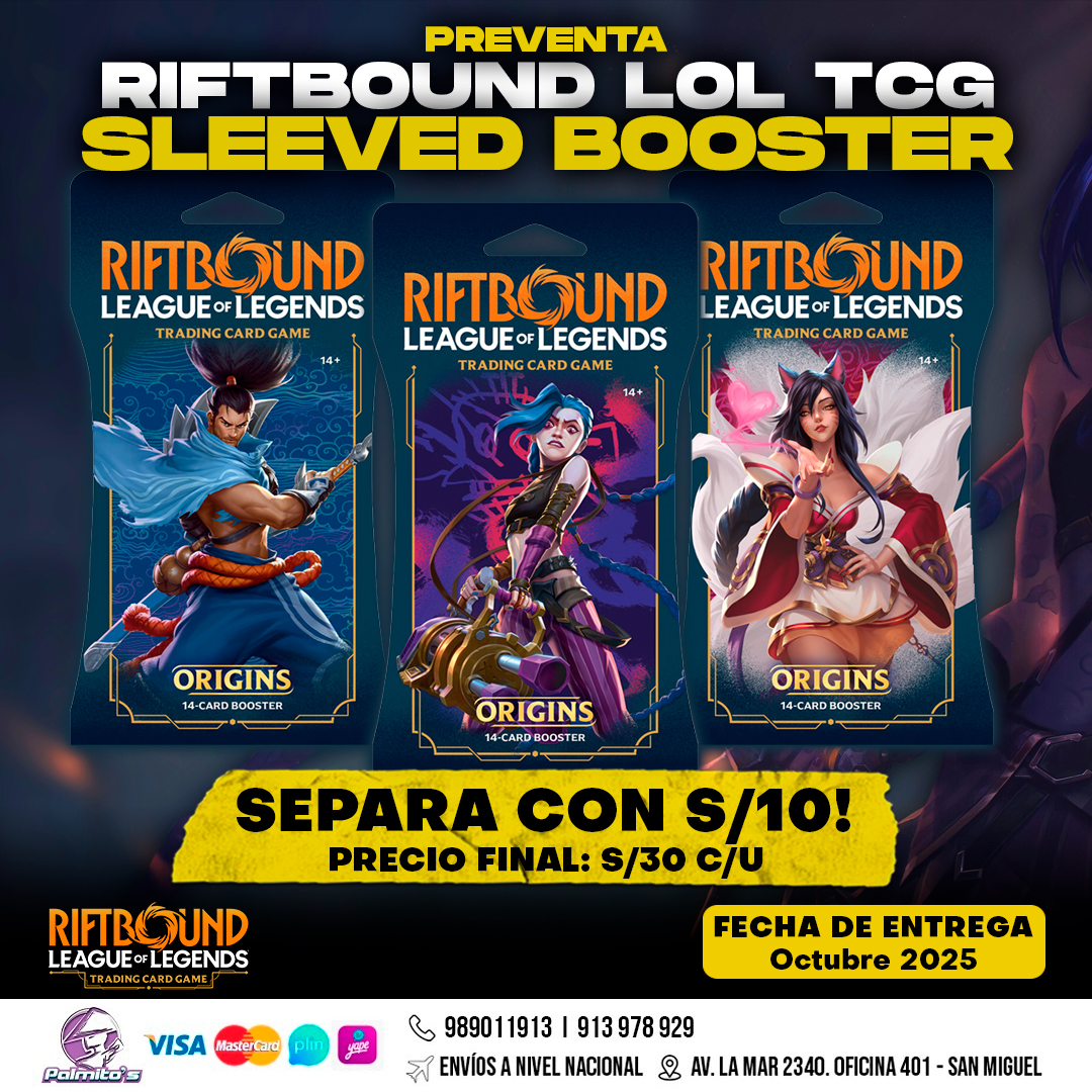 Palmito's - 🌠Llegó el TCG de LEAGUE OF LEGENDS! ⭐RIFBOUND... | Facebook