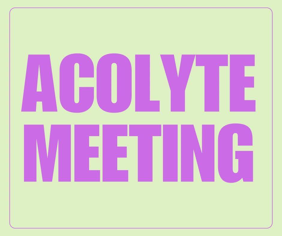 Wesley - 🕯️Calling all future acolytes! 🕯️ We're holding an informal ...