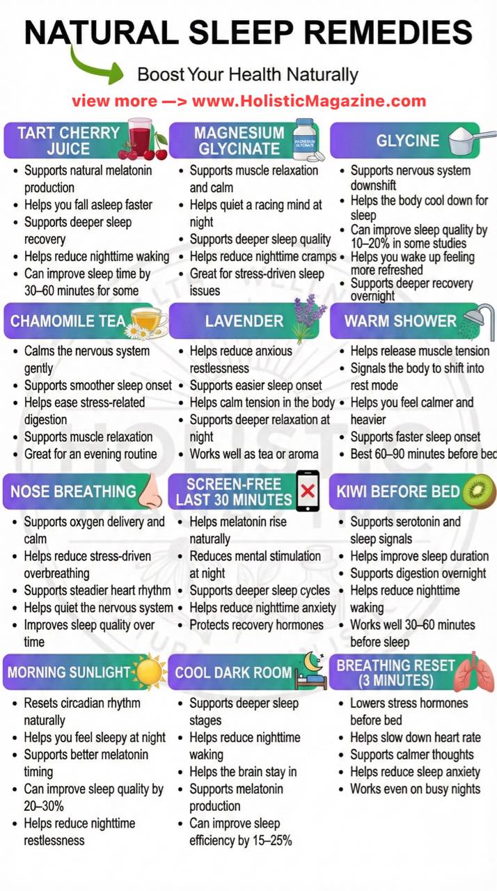 Holistic - Natural sleep remedies 💤 #holisticmagazine | Facebook