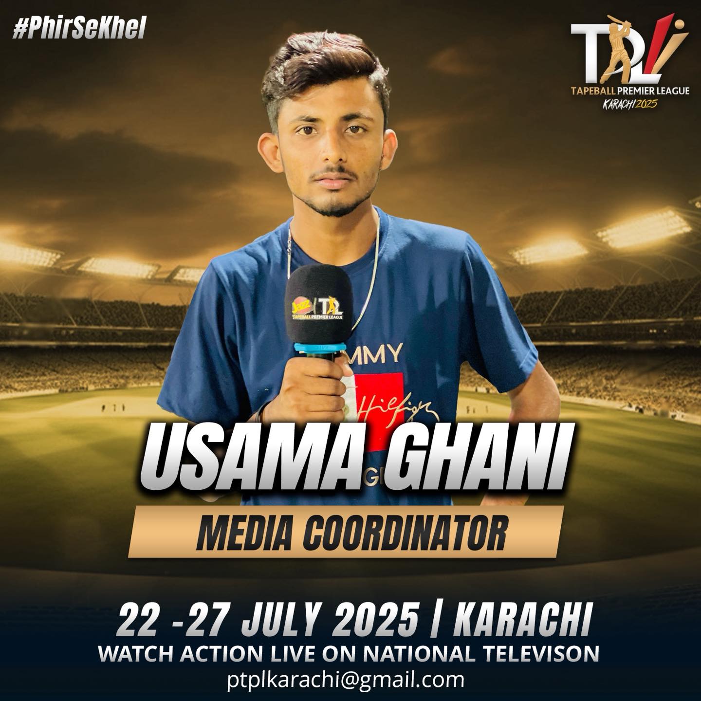 Tapeball - 🎙️ Announcing the Official Media Coordinator for TPL Season ...