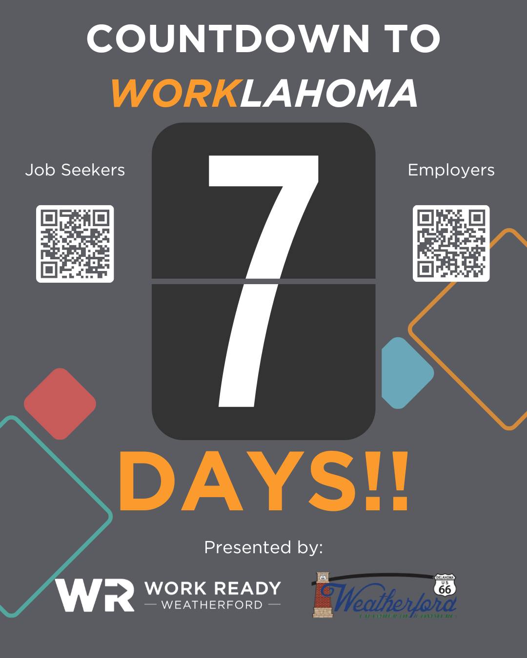 Work - Spring has sprung! 🌼 And so has the countdown to WORKlahoma! One ...