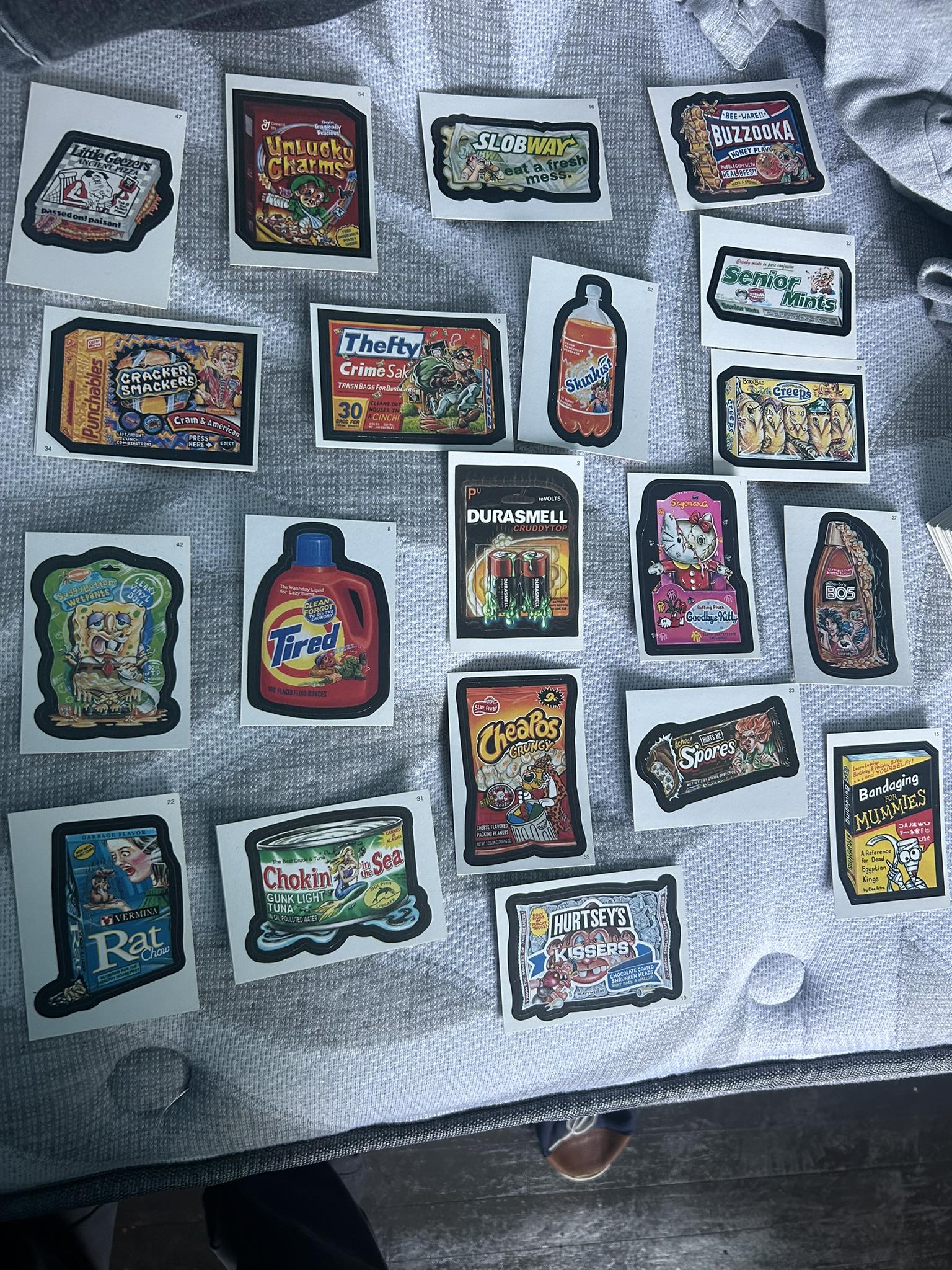 Vintage Pokémon vending sticker with unique back image