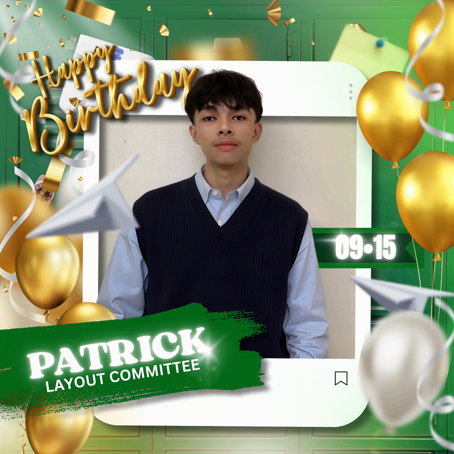SSLG - Happy Birthday, Patrick! 💙 Happy birthday to our talented Layout ...
