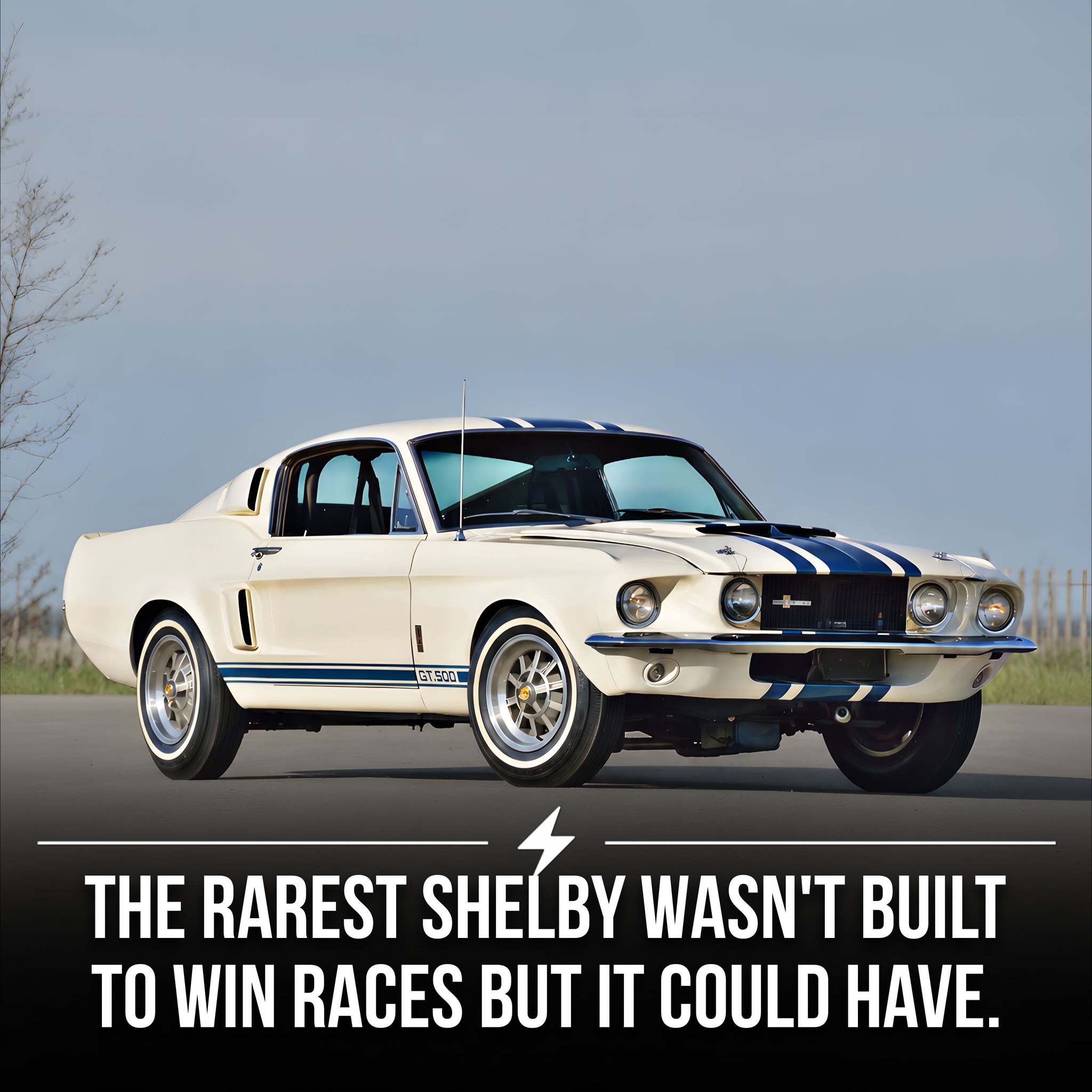 Drew - In 1967, Goodyear asked Carroll Shelby to test a new line