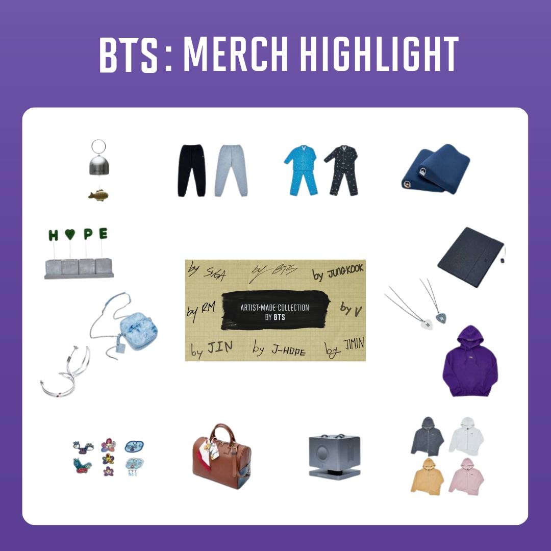 MERCH HIGHLIGHT: Artist-Made Collection by BTS 💜 ARMYs, don't