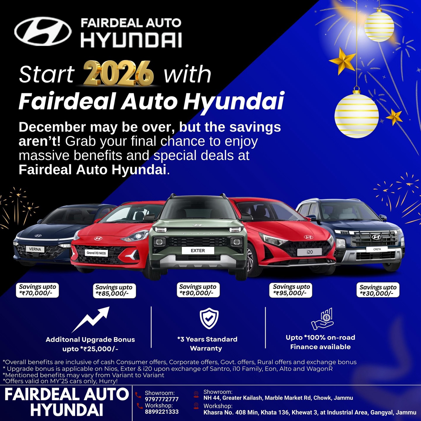 ヒュンダイ Start 2026 with unbeatable savings at Fairdeal Auto Hyundai