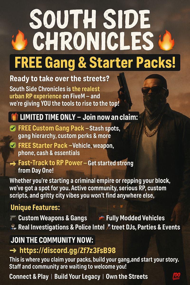 FiveM Server Promotion | https://discord.gg/seWujYtm | Facebook
