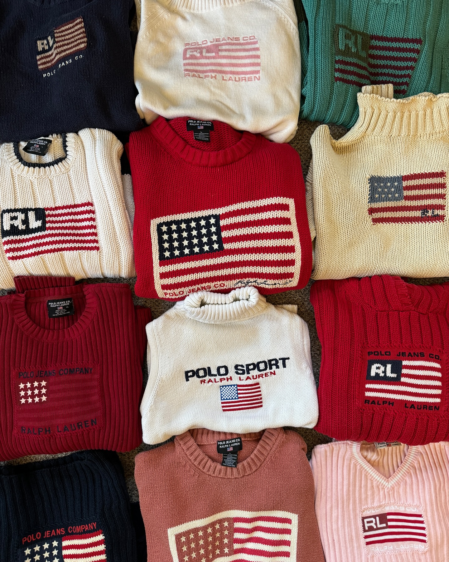 The iconic Ralph Lauren USA flag knit really is a stable for 