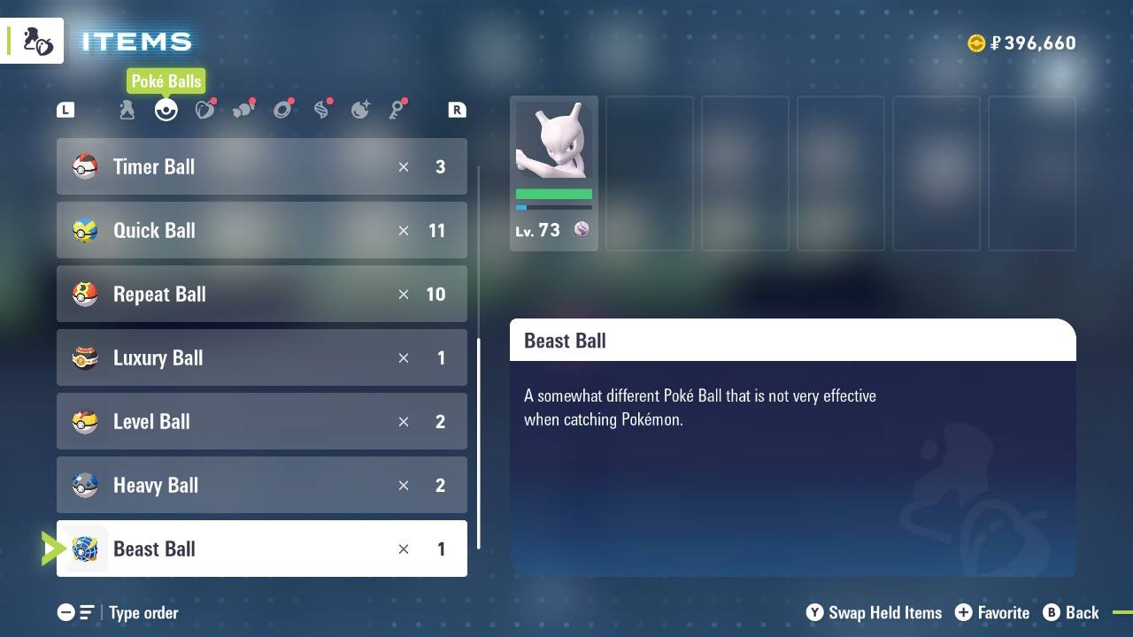 Pokemon Sword & Shield - x10 BEAST BALLs