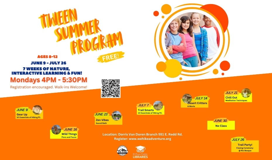 We - TODAY IS THE FIRST SESSION OF THE TWEEN SUMMER PROGRAM!🌞 El Paso ...