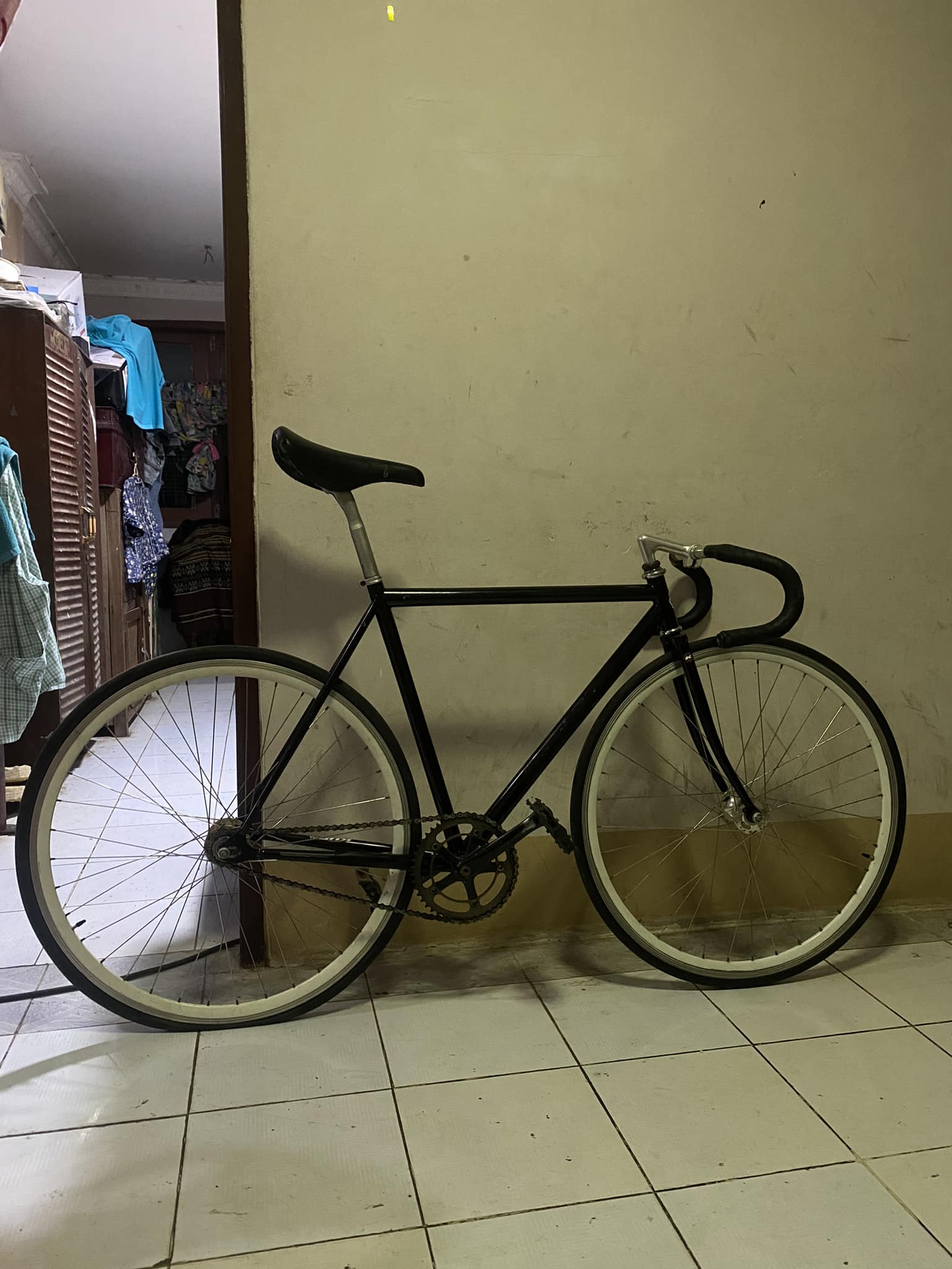 For sell KHS fixed gear frame fork NJs stem 100mm NJs Alloy drop 