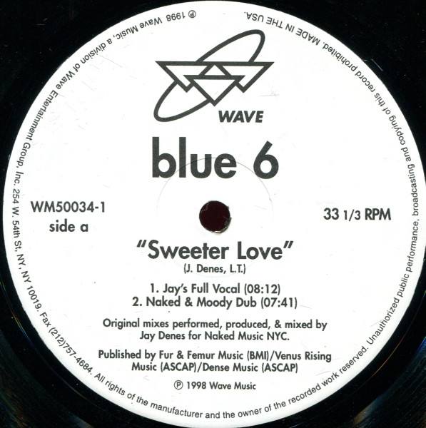 Blue 6 (ジェイ・デネス ) – Sweeter Love / 新品未開封 Blue 6 – Sweeter Love 🔥🔥 Tracklist 1: Sweeter Love (Jay's Full