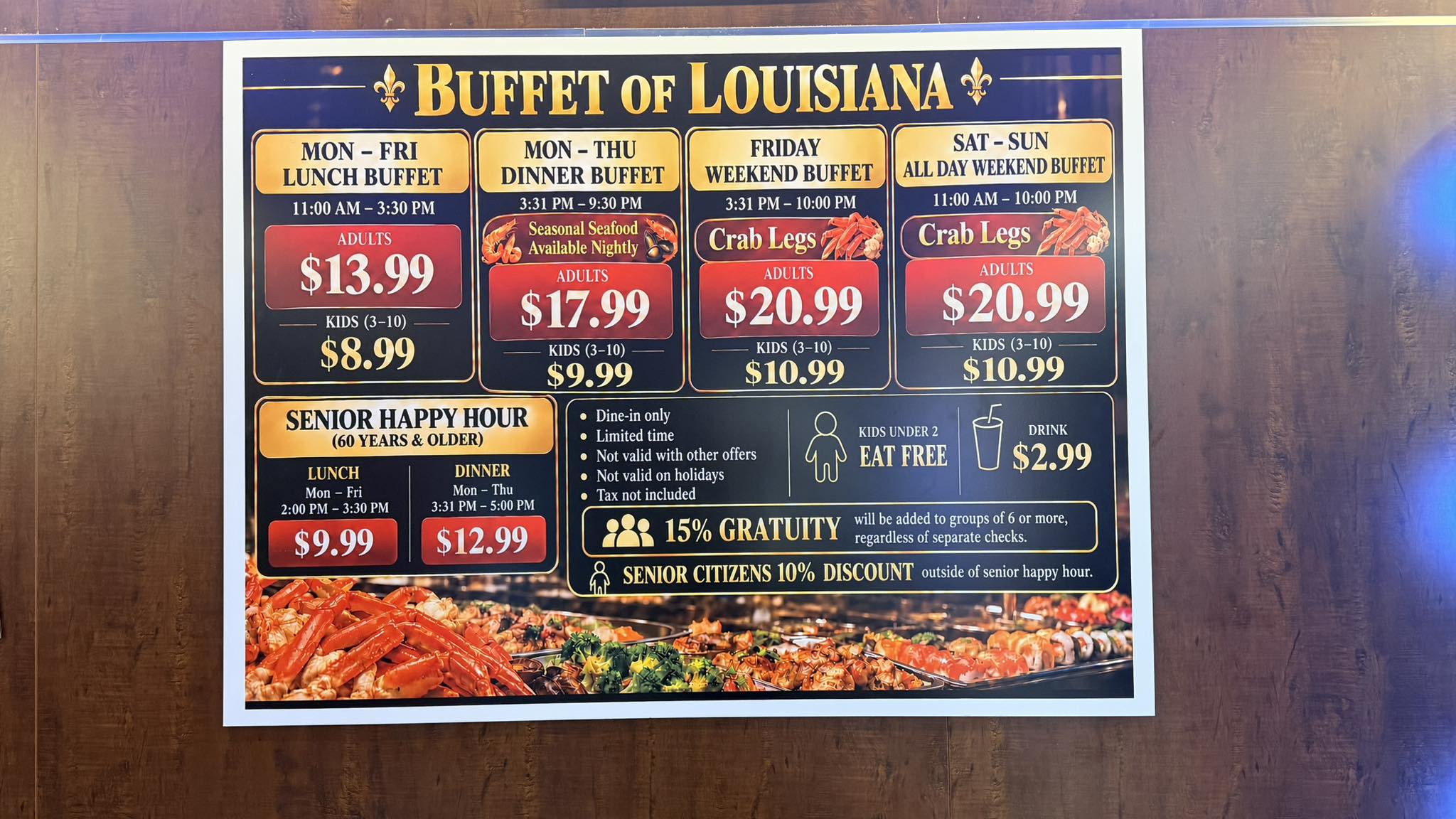 Buffet of Louisiana | Baton Rouge LA