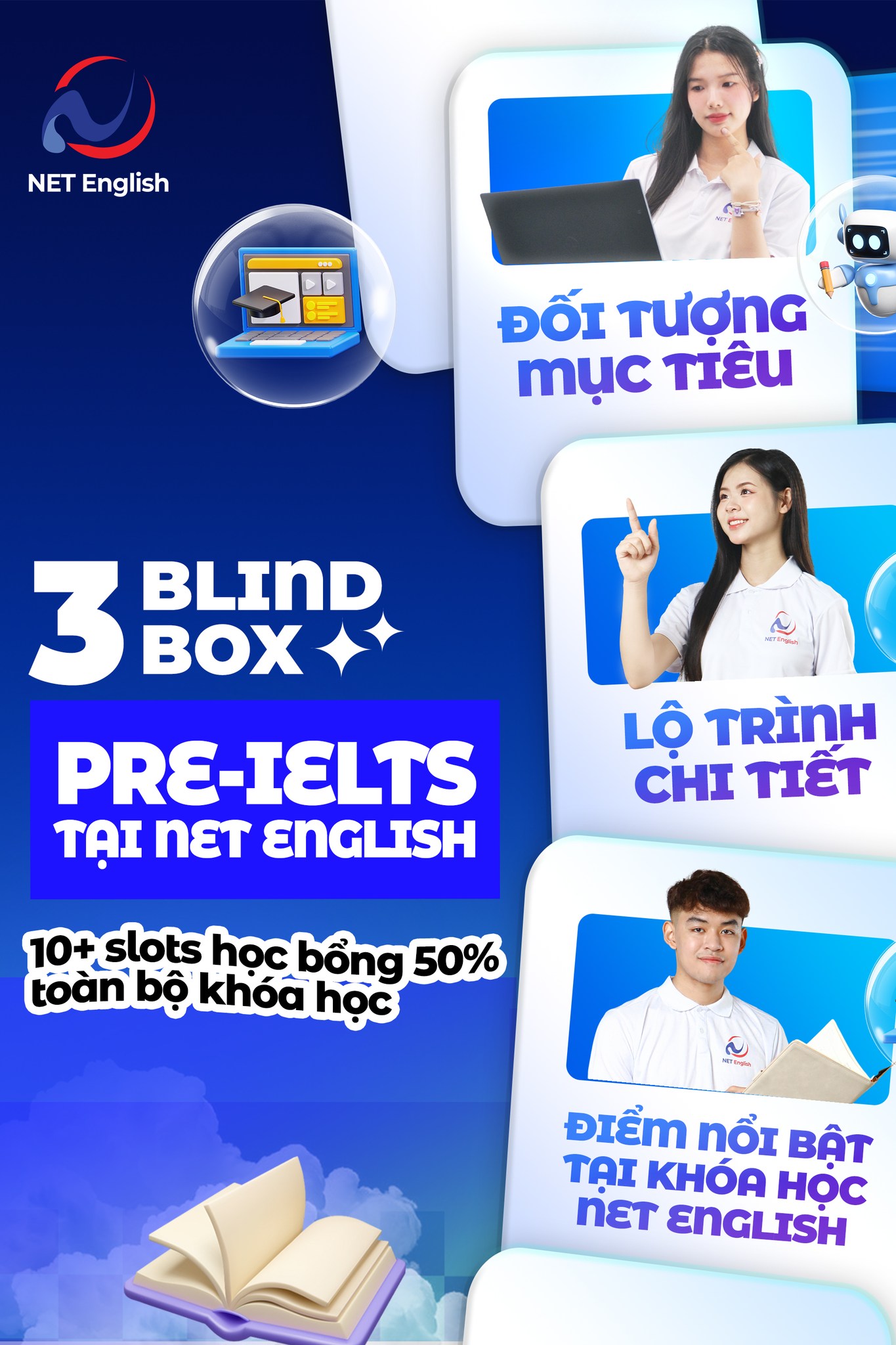 NET English - 🌟 3 “BÍ MẬT” KHÓA PRE-IELTS TẠI NET ENGLISH... | Facebook