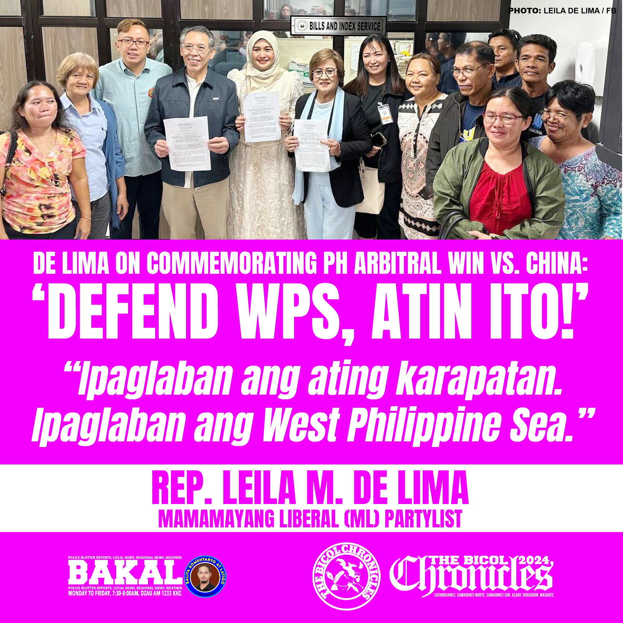 𝗧𝗛𝗘 - Representative Leila de Lima of Mamamayang Liberal (ML) Partylist ...