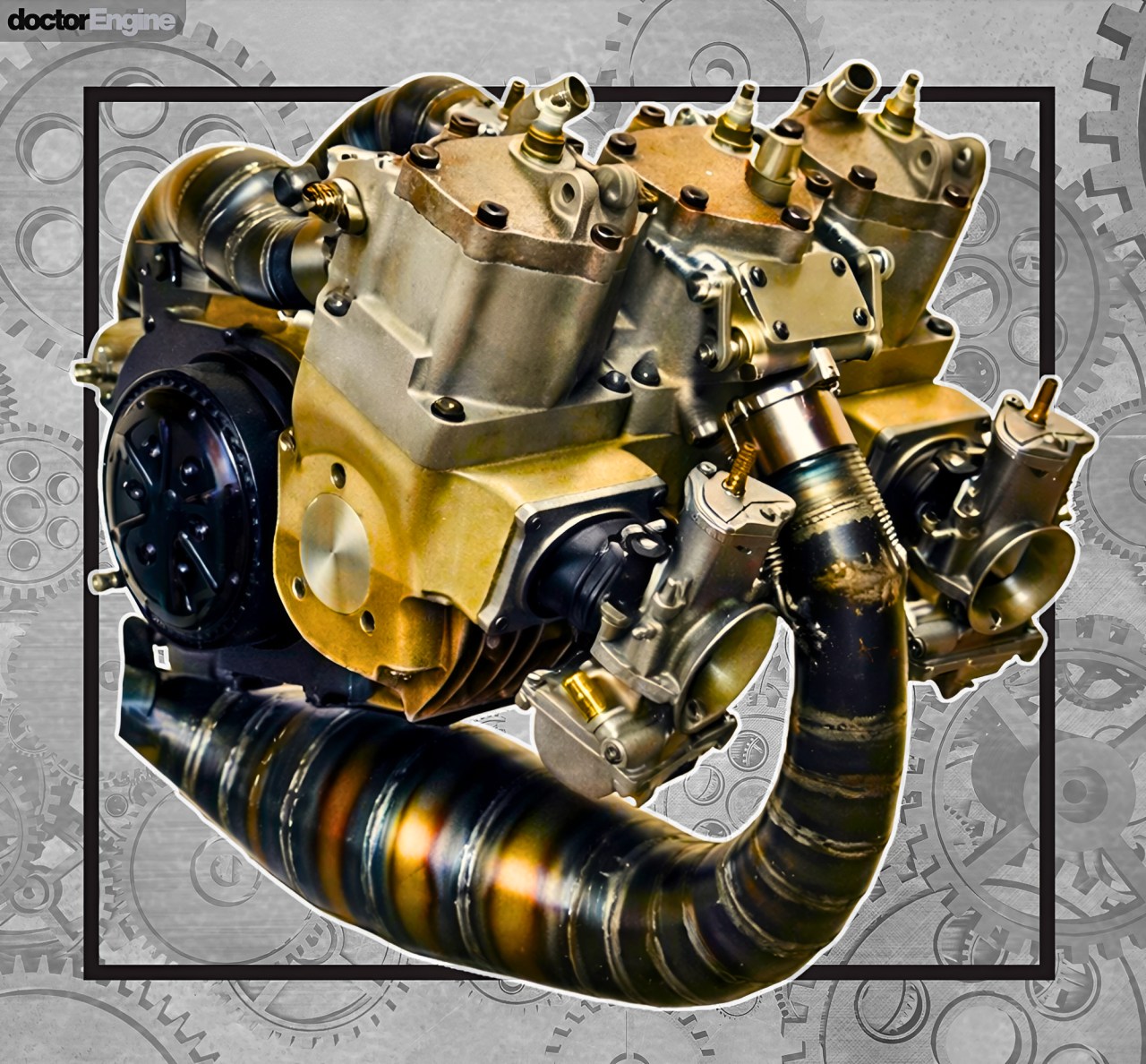Doctor - This is the engine from the Modenas KR3 500cc V3 two-stroke ...