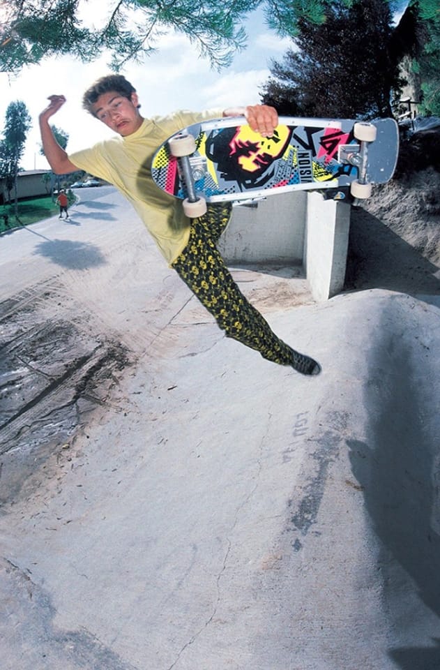Mark Gonzales at the LAX banks in 1987. Every single thing about