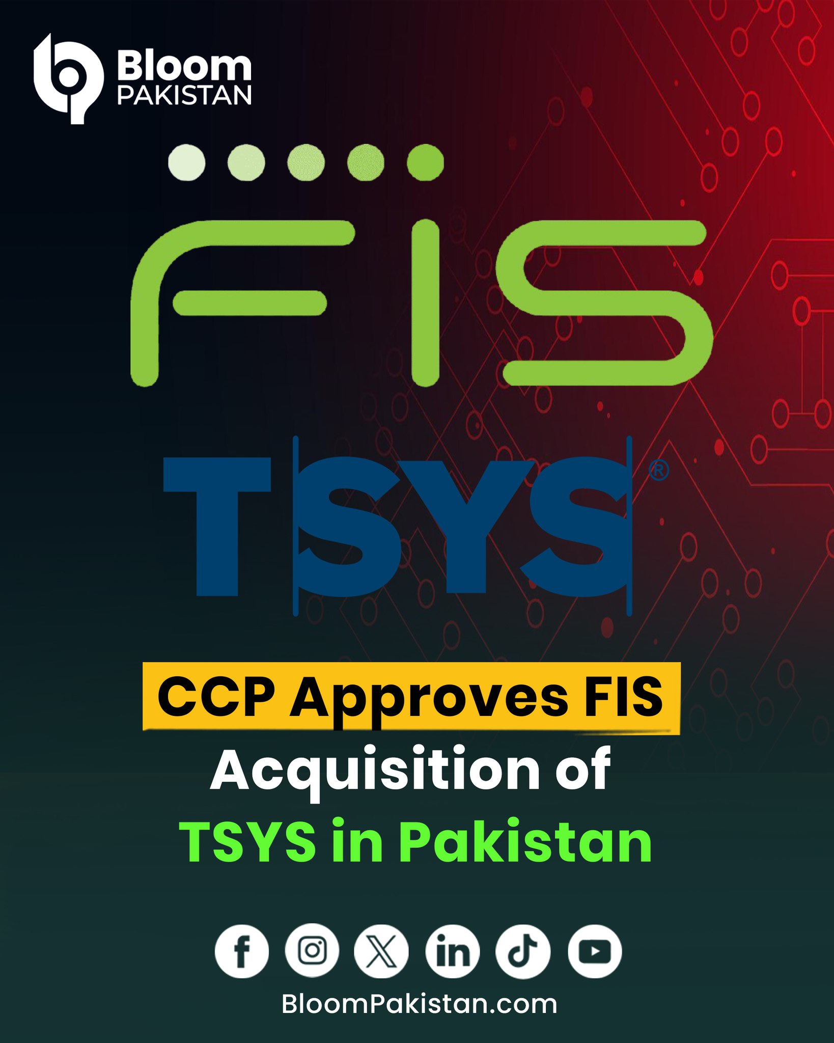 Bloom - The Competition Commission of Pakistan has approved FIS’s ...