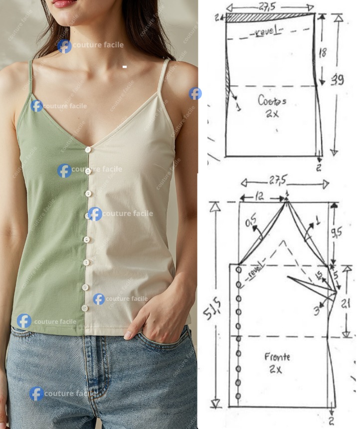 Patron de robe et ceinture   Butterick 6870 Tailles 34 36 38 40 42 (A5