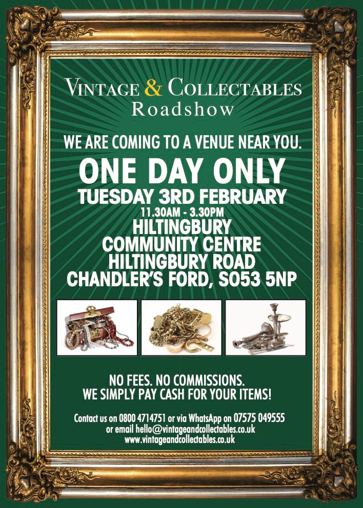 TUESDAY 3RD FEBRUARY 2026!🗓 👋Join us for free valuations and