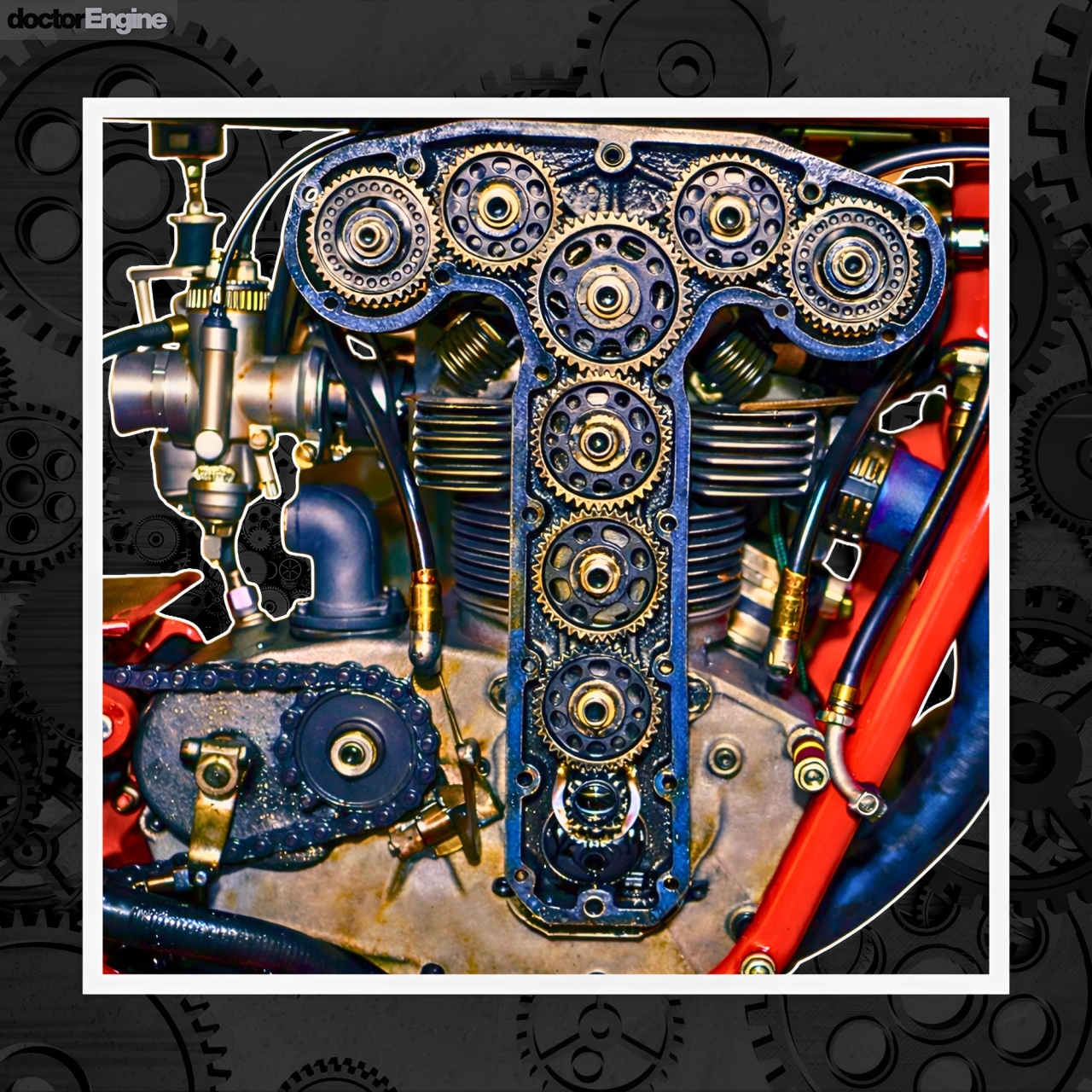 Doctor Engines - This image shows the internal timing gear... | Facebook