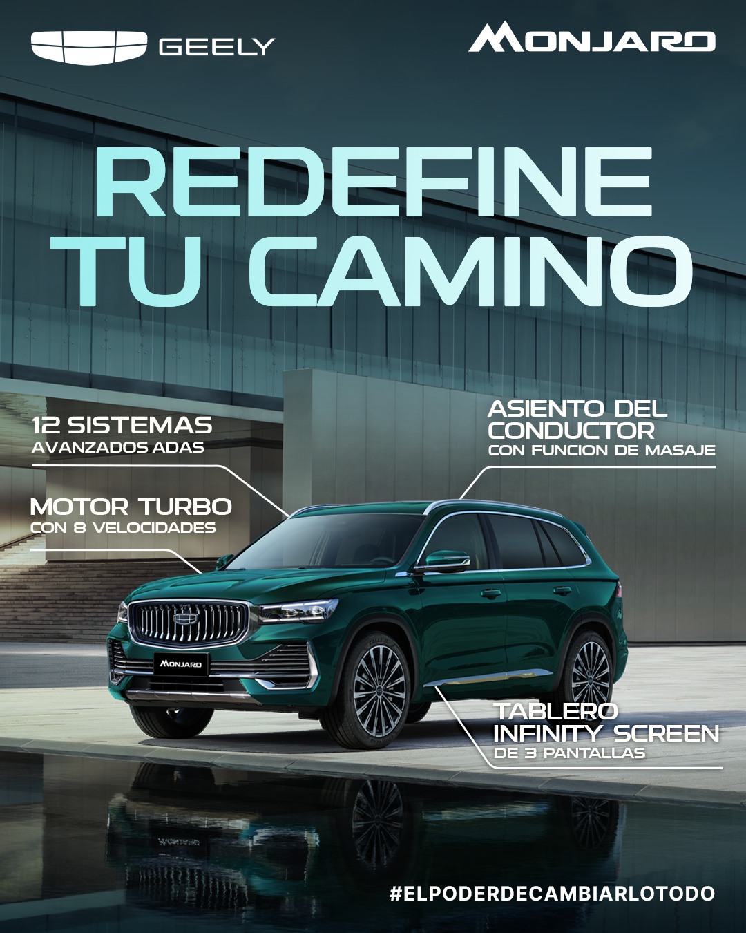 Geely - ¡Geely Monjaro está por llegar! 🚘 Motor turbo, masaje al ...