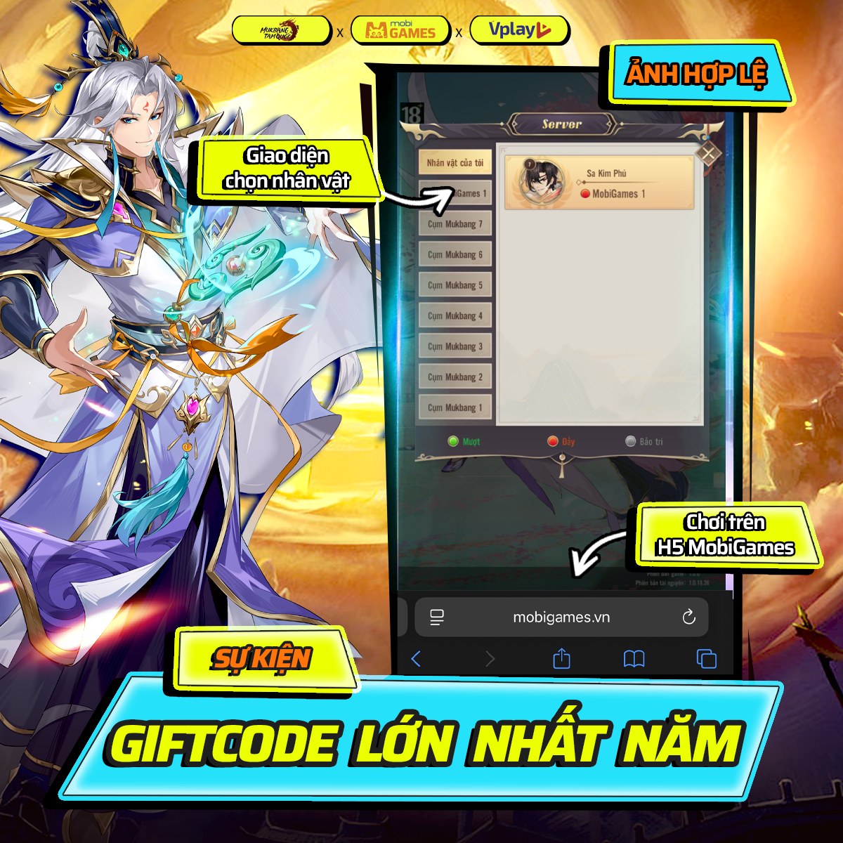 MobiGames - 🎁 MOBIGAMES TRI ÂN CHÚA CÔNG – GIFTCODE LỚN... | Facebook